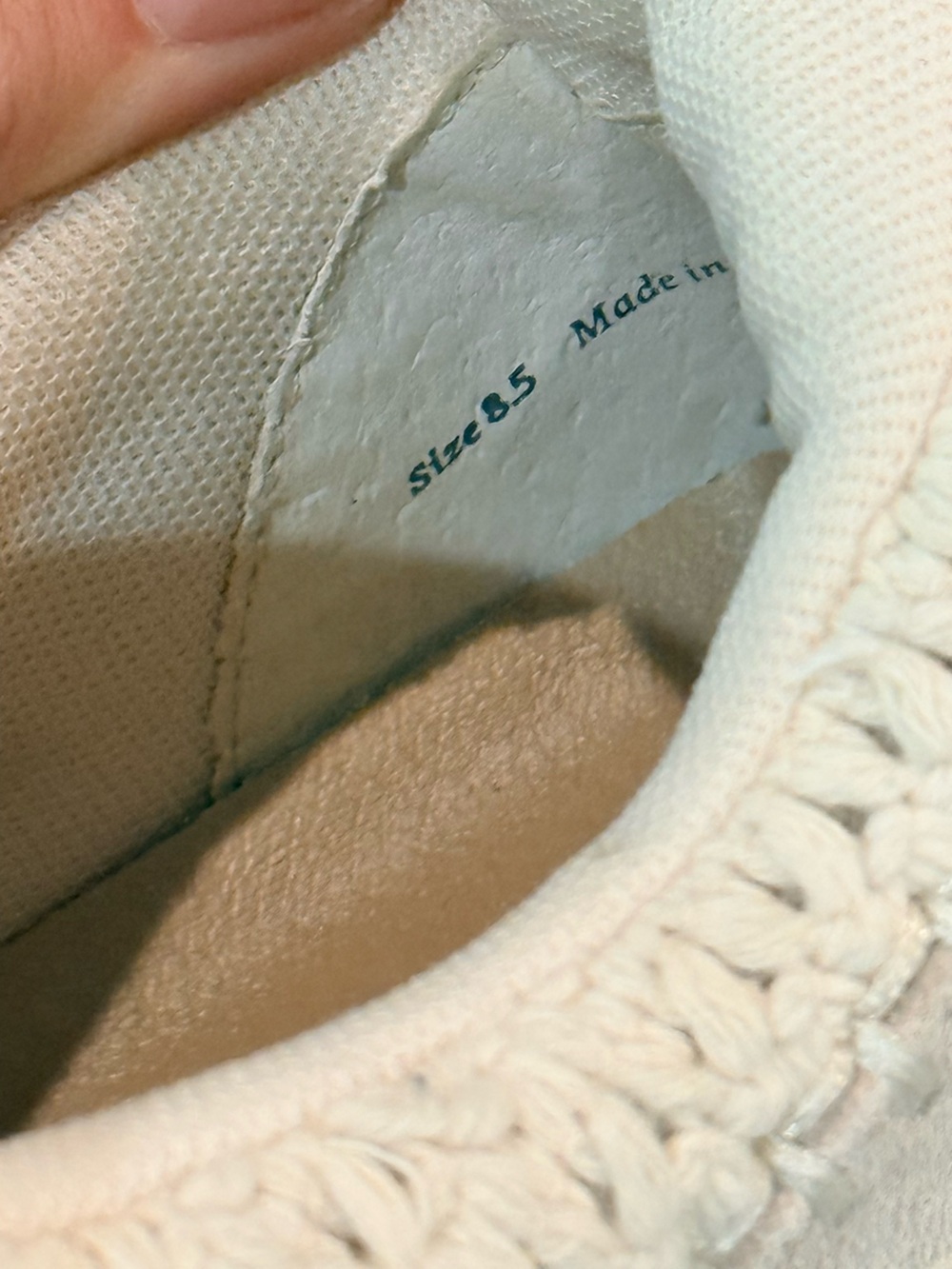 Women’s DOLCE VITA Dolen platform crochet sneakers- Size 8.5 - Picture 6 of 8